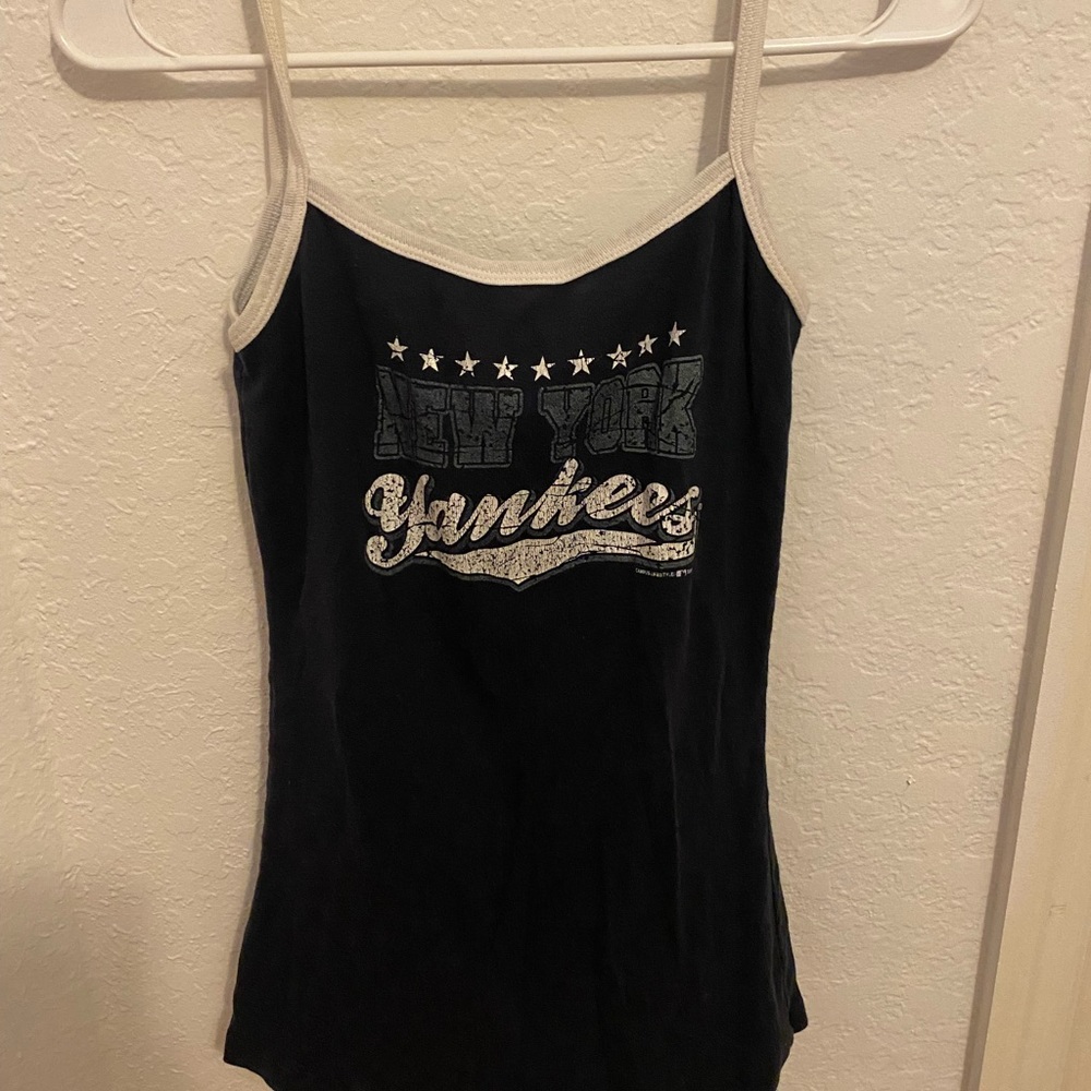 Navy Blue New York Yankees Tank Top